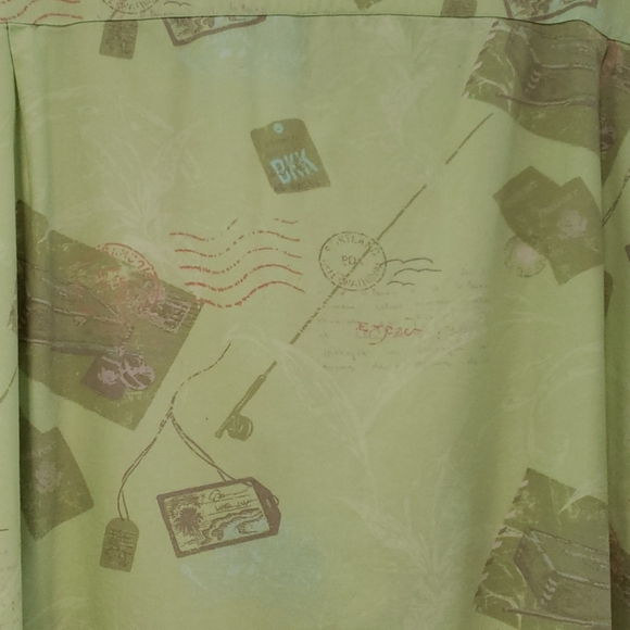 Columbia lime green button-up shirt🍈 - Picture 8 of 9